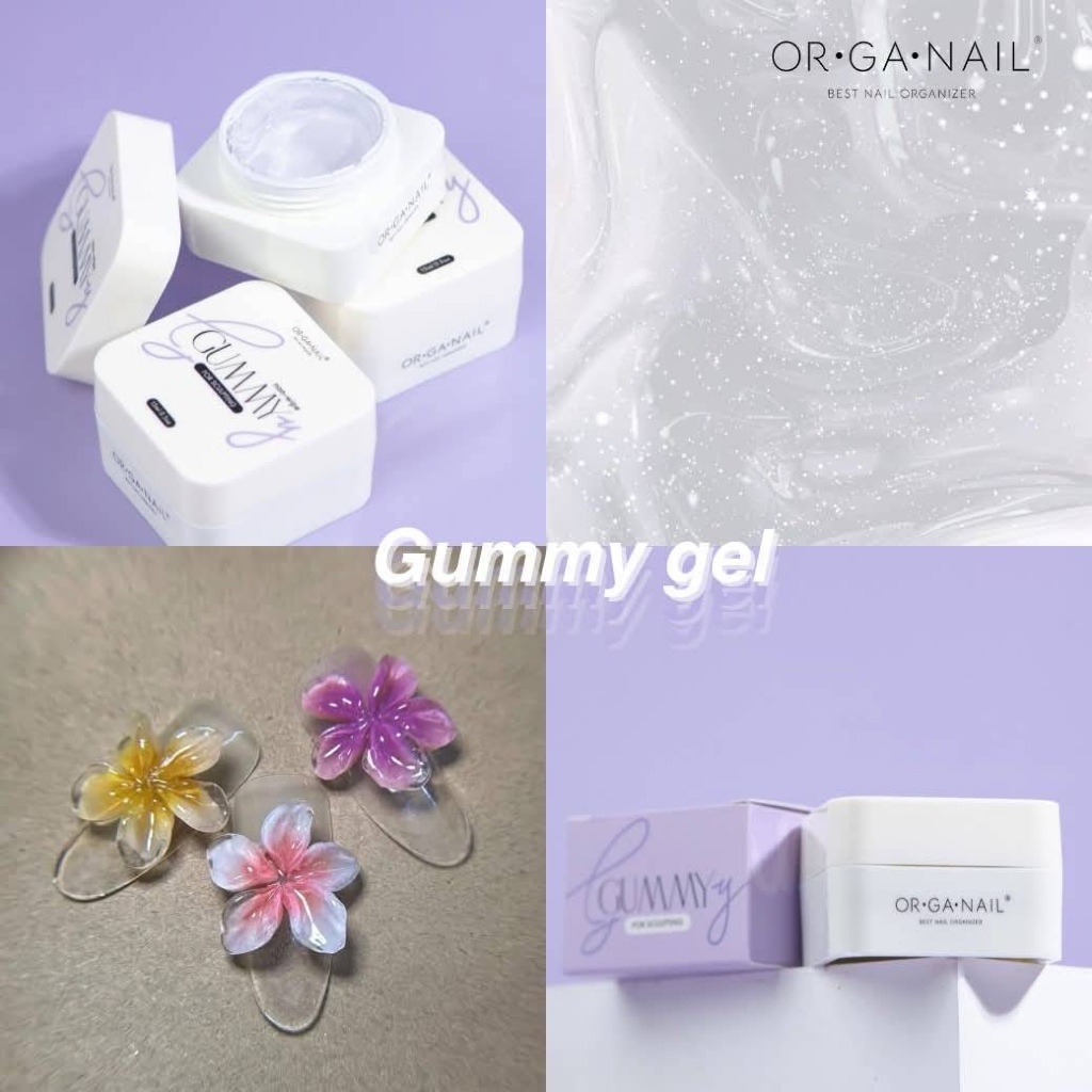 OR•GA•NAIL รวมตัวเลือก แพ็คเกจใหม่ เจลแต่งเล็บกระปุกgel Gummy● Play●Rhine Stone●Sticky•Spot Organail รูปที่ 5