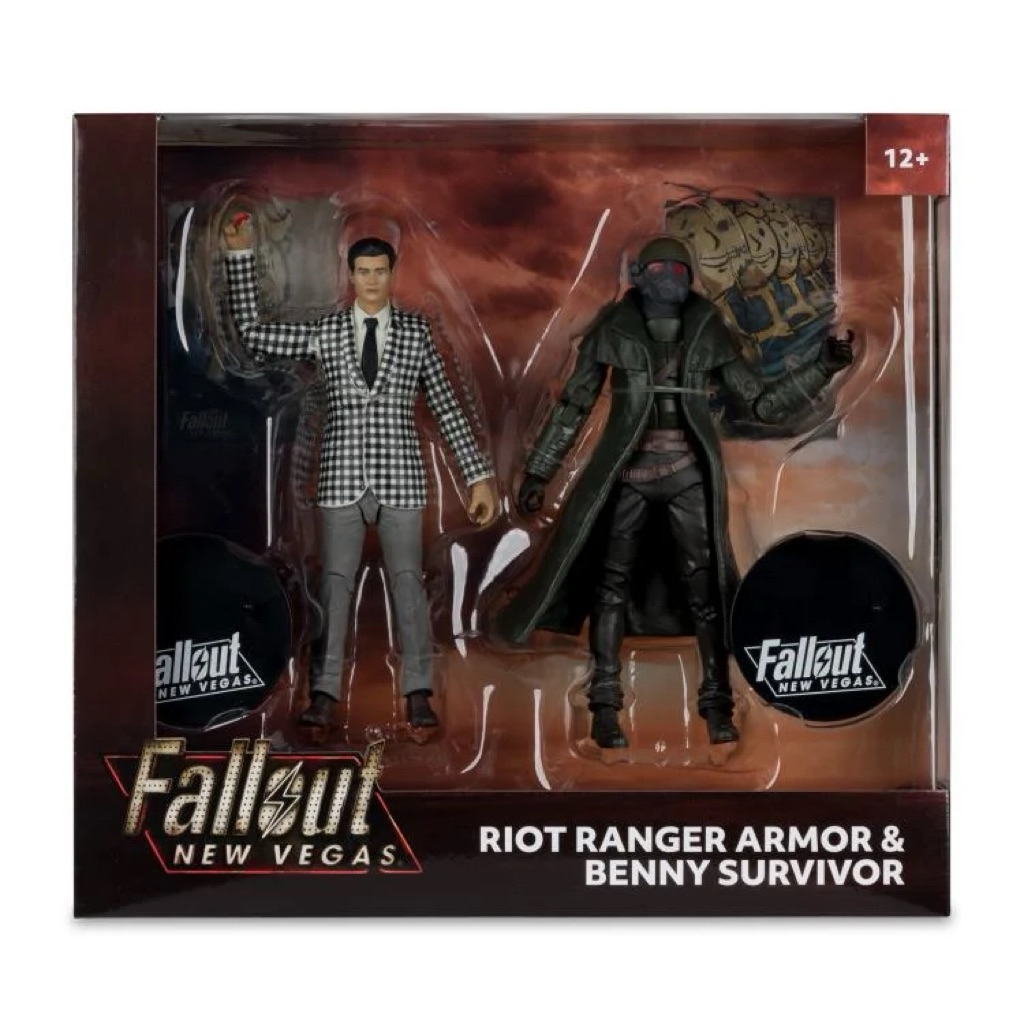 Mcfarlane Fallout: New Vegas Riot Ranger Armor & Benny Survivor Action Figure Two-Pack