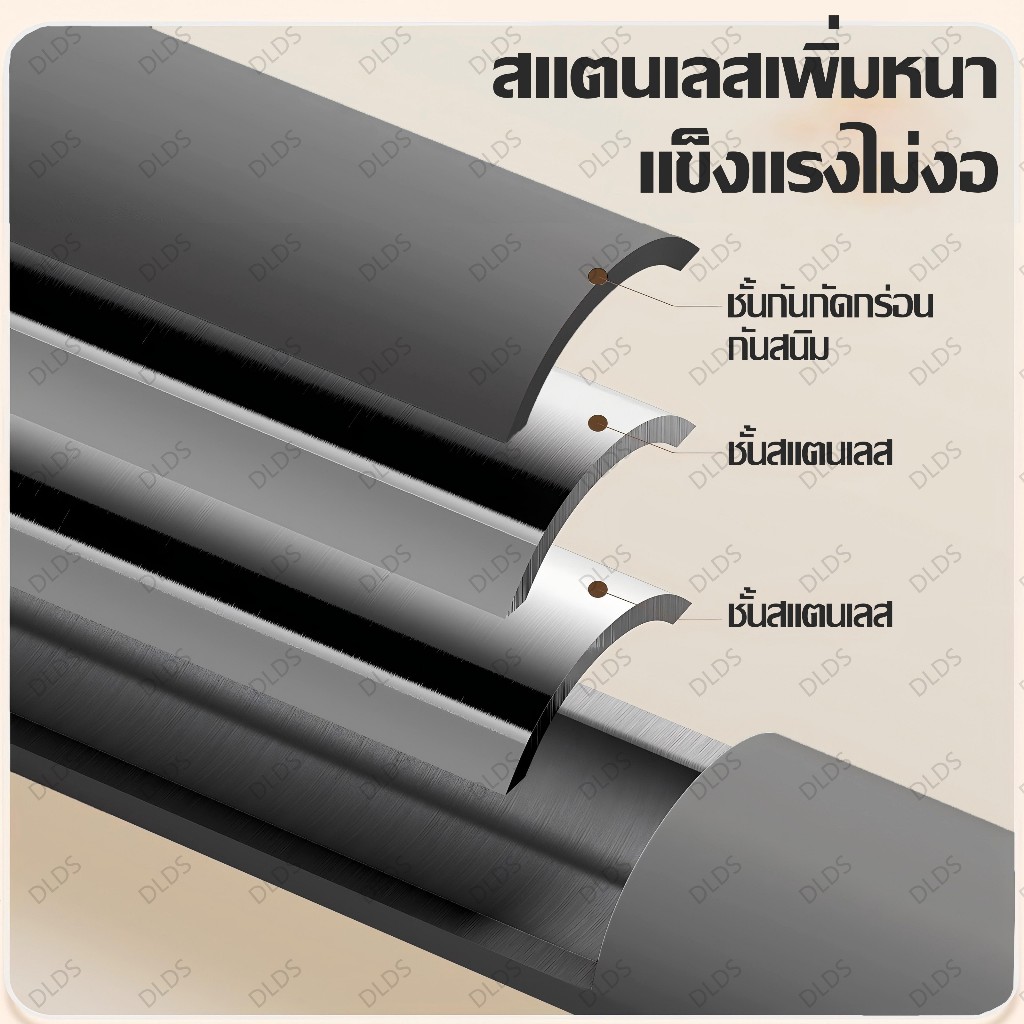 🔥ไม่ต้องเจาะ🔥 ราวผ