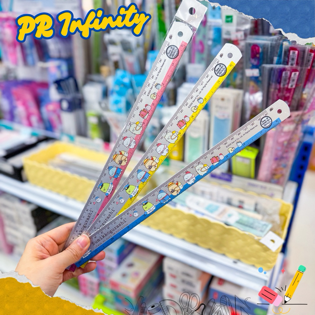 ไม้บรรทัด อลูมิเนียม 30 ซม. SGR09 (ขนาด 2.5 x 30 cm.)