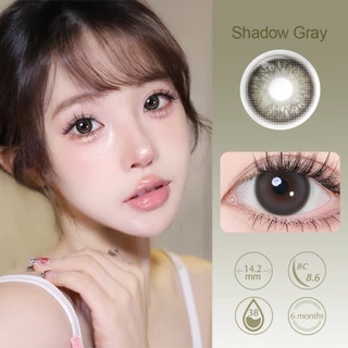 Magister & Realcon [ซื้อ 1 แถม 3] 14.2มม คอนแทคเลนส์ Blush Girl seri คอนแทคเลนส์แฟชั่นสีสันสดใส Buff Brown 6เดือน