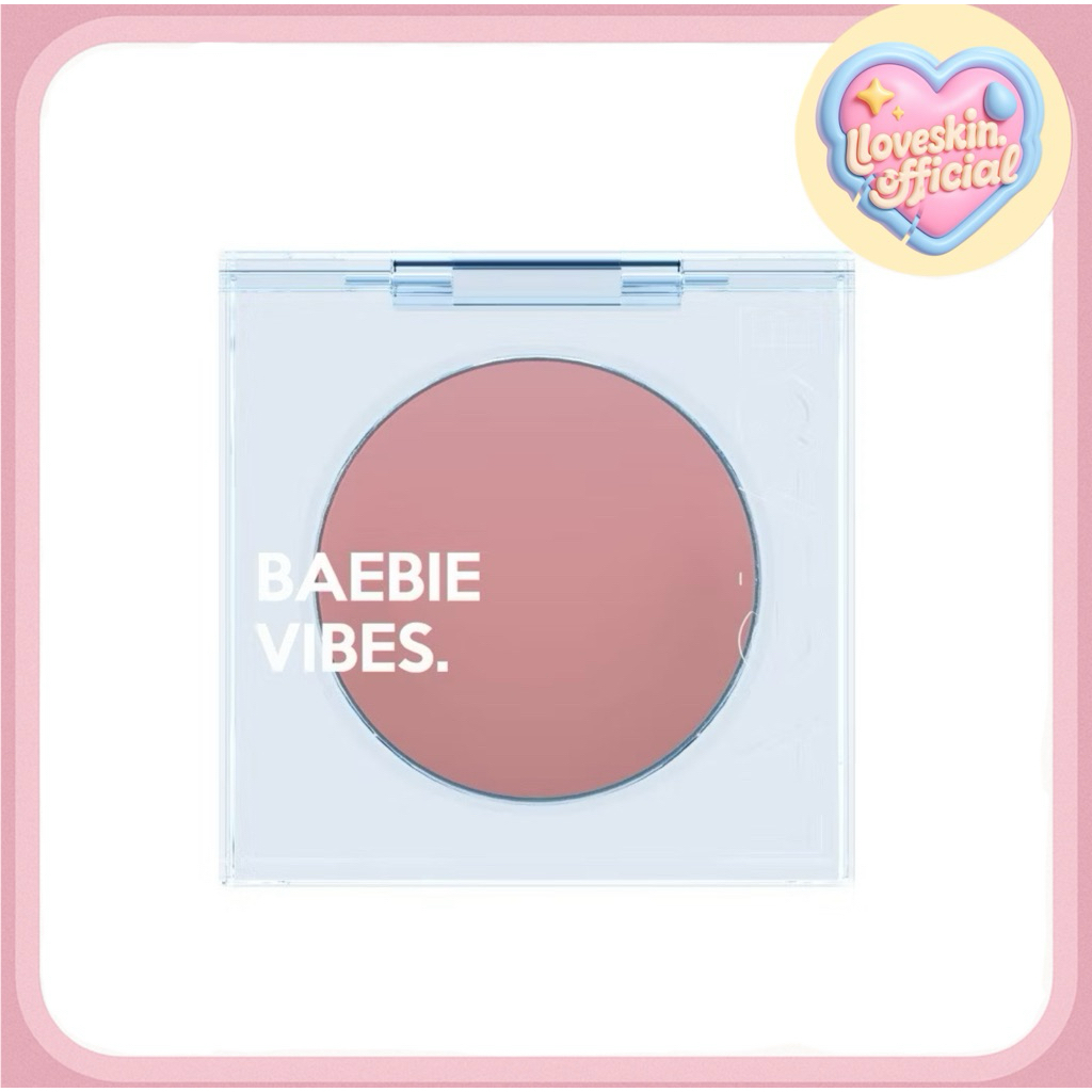 (กดในไลฟ์เหลือ189฿) LA GLACE BLUSH 14 SHADESบลัชลากลาส 14 สี เกลี่ยง่าย ติดทน (แถมพัฟในกล่อง)