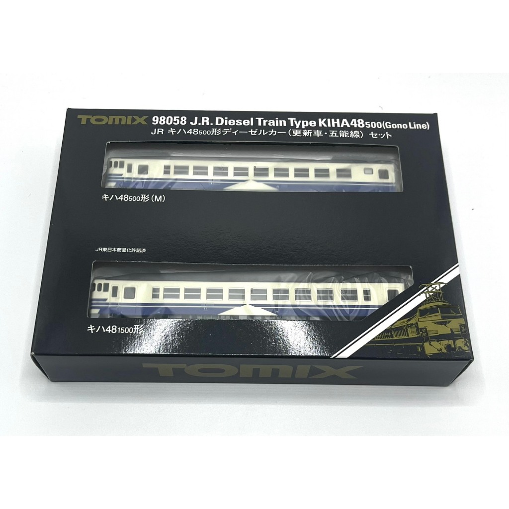 [N] <มือหนึ่งหายาก> TOMIX 98058 (M+T) รถไฟจำลอง N Scale คิฮะ48-500 Kiha48-500 ตัวตรงรุ่นกับรถไฟไทย