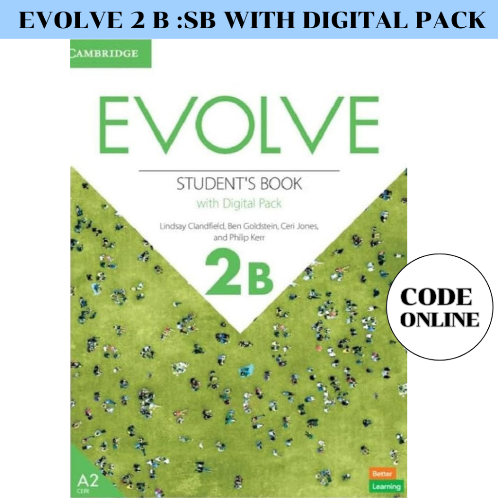 DKTODAY หนังสือ EVOLVE 2 B :SB WITH DIGITAL PACK