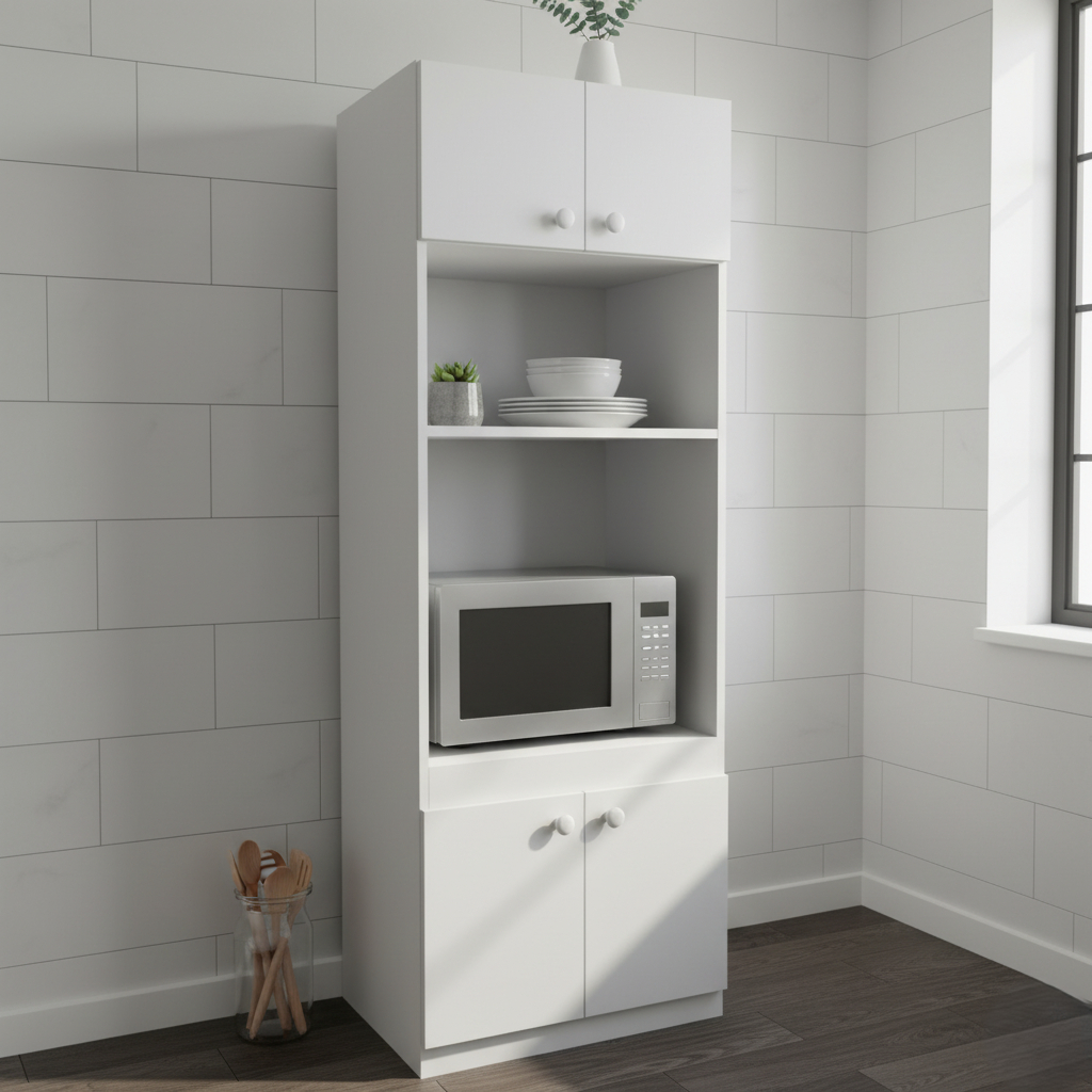 🔥ราคาถูก🔥Hawa 90 Furniture ตู้วางไมโครเวฟและวางเตาอบ 40*60*170♨️60*60*170♨️60*63*170✔️