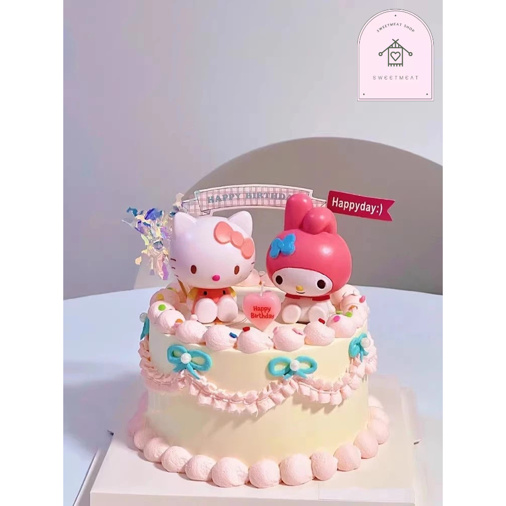 ตุ๊กตาคิตตี้  โมเดลคิตตี้ Model Model kitty ตุ๊กตาแต่งเค้ก แต่งเค้ก