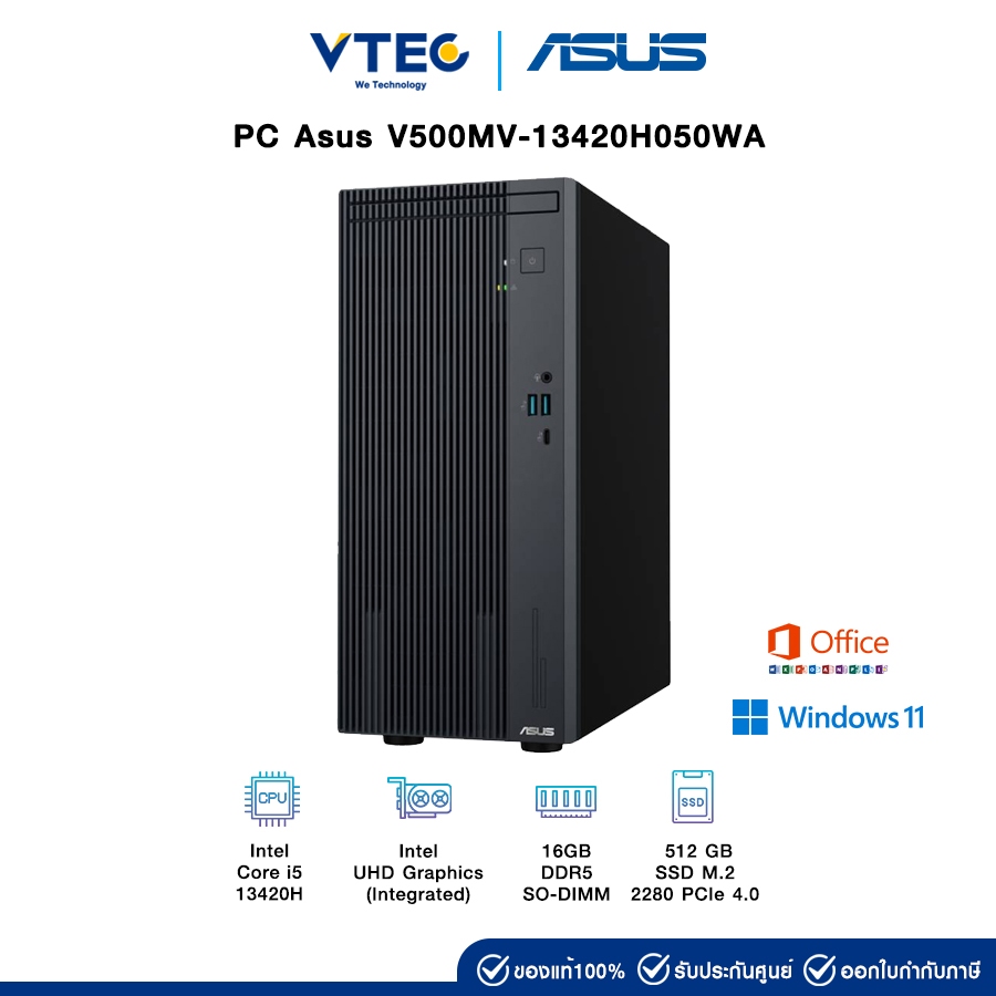 PC Asus V500MV-13420H050WA | i5-13420H | 16GB DDR5 | 512GB M.2 | Windows 11+ MS 2024
