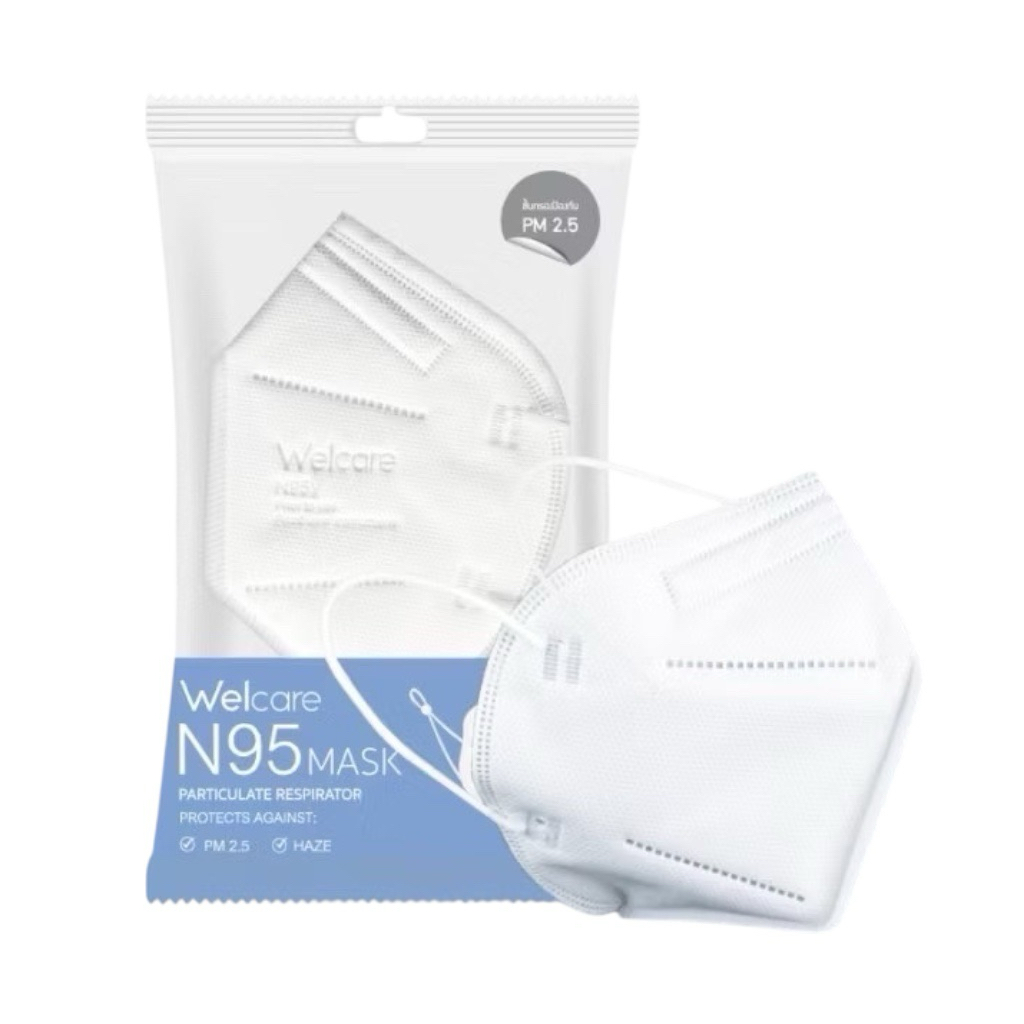 EELCARE N95 หน้ากากอนามัย เวลแคร์ N95 ไม่มีวาล์ว
