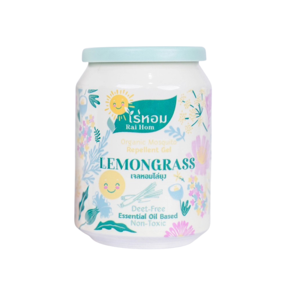 [ 210g ] ไร่หอมเจลหอมสูตรไล่ยุง กลิ่นตะไคร้หอมและกลิ่นลาเวนเดอร์ แถมฟรีไรฝุ่นขนาดทดลอง - รูปที่ 4