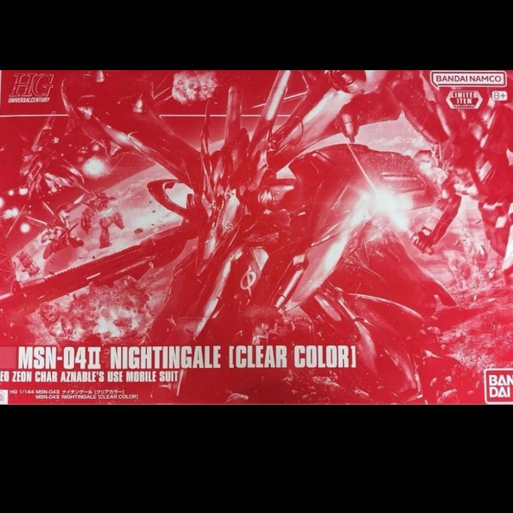 Bandai HG 1/144 MSN-04-2 Nightingale CLEAR COLOR Limited