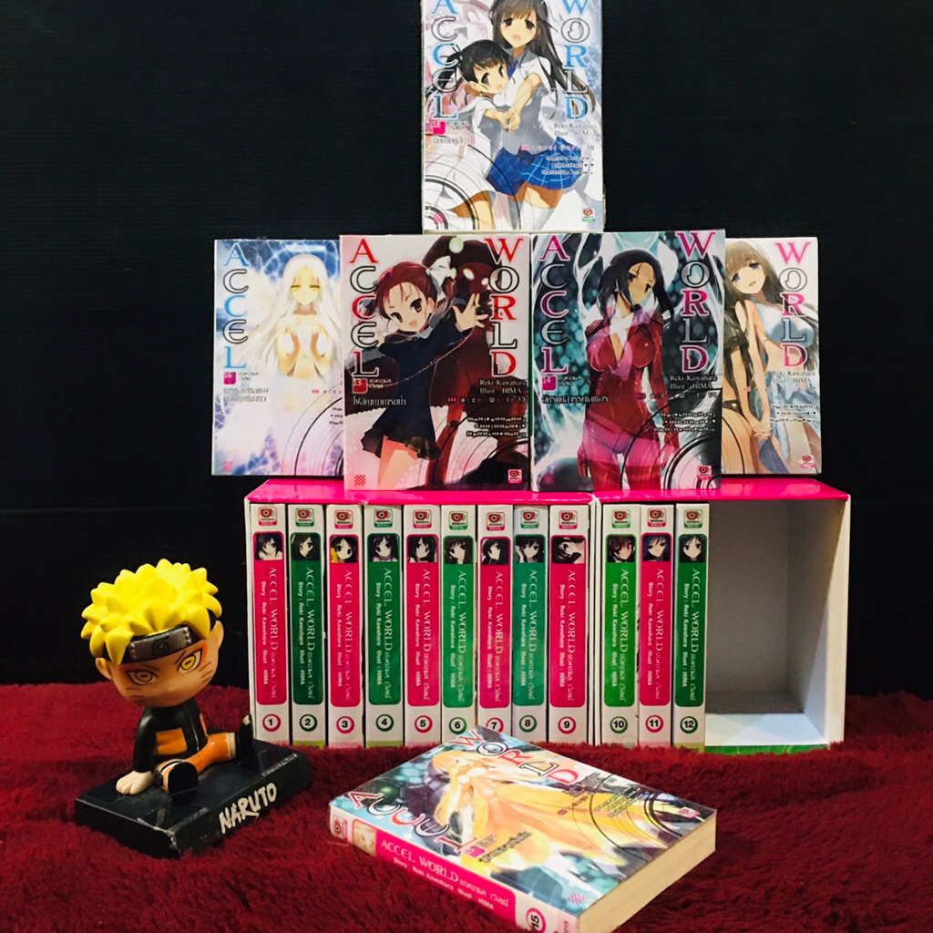 🥹☎️☎️:นิยาย:เรื่อง:ACCEL WORLD 1-18เล่มพร้อมบ๊อก  AA5662