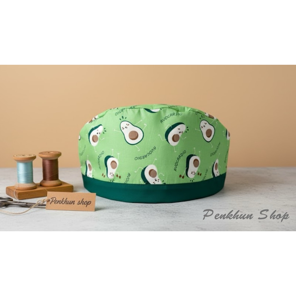 หมวกคลุมผม หมวกห้องผ่าตัด หน่วยงานพิเศษ by PENKUN #   HA010