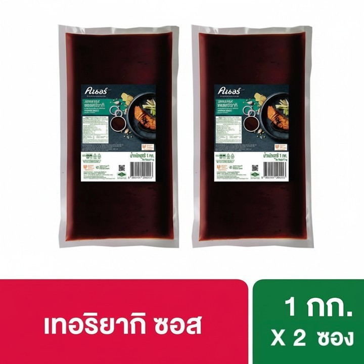 คนอร์ ซอส เทริยากิ 1 กิโลกรัม Knorr Sauce Thk Teriyaki 1Kg