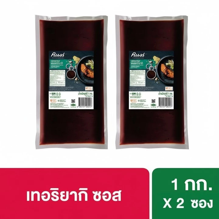 คนอร์ ซอส เทริยากิ 1 กิโลกรัม Knorr Sauce Thk Teriyaki 1Kg