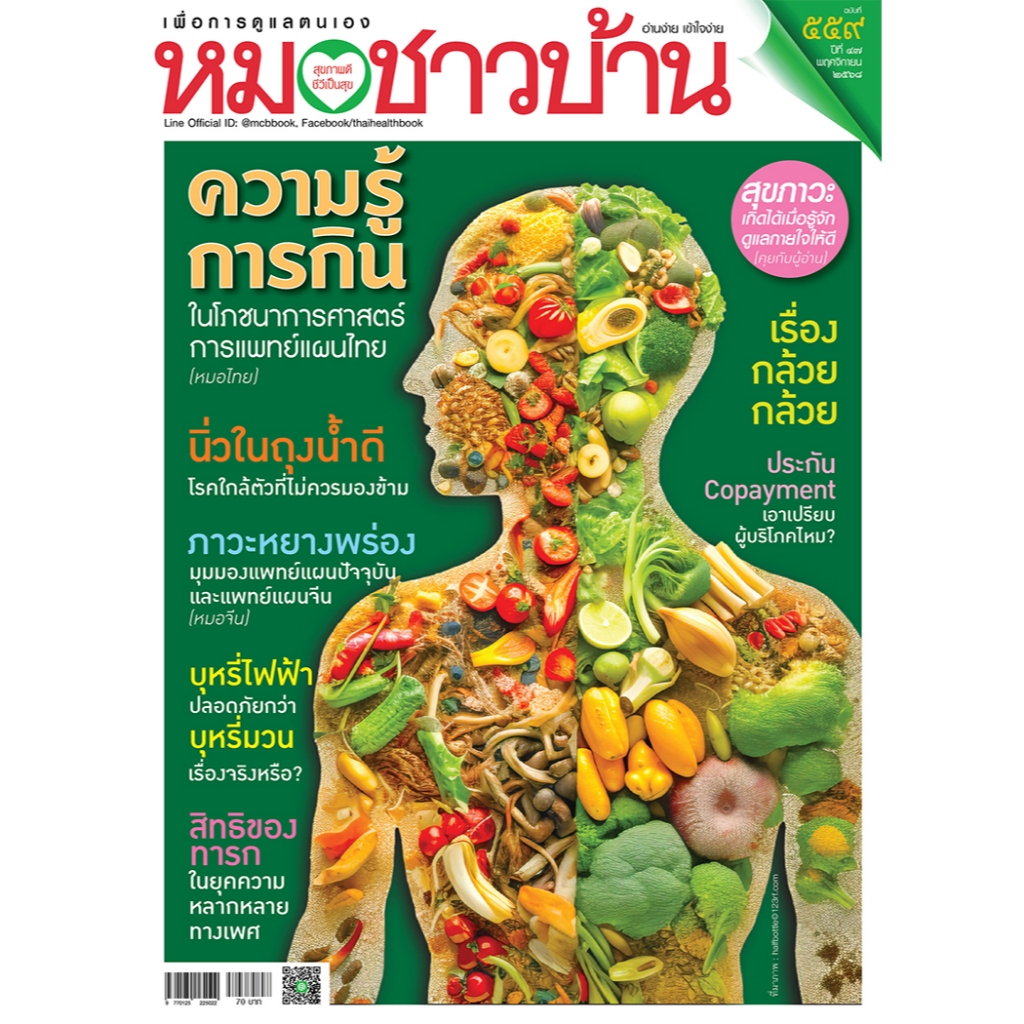 นิตยสารหมอชาวบ้าน ฉบับ 559 เดือนพฤศจิกายน 2568