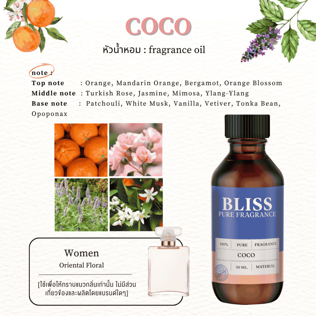 หัวน้ำหอม 🏆【 มาตรฐาน IFRA 】กลิ่น LIBER (30 ml-100ml)   BLISS - น้ำหอมผู้ชาย น้ำหอมผู้หญิง