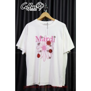 เสื้อยืด Mardi-A อก 38"-56" XS-5XL Cotton 100% ไม่ใช่ผ้ามัน ผ้าหนา ใส่สวย พร้อมส่งจากไทย