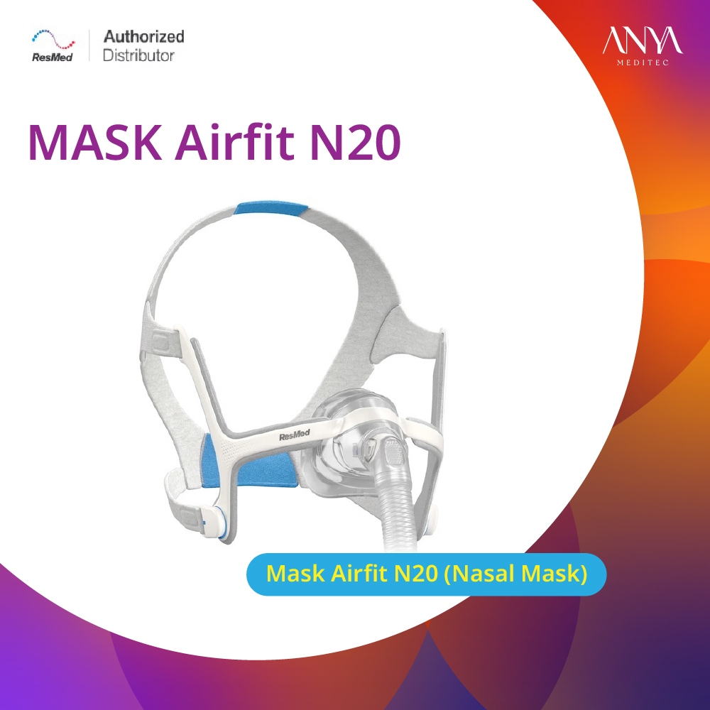 ResMed หน้ากาก แบบครอบจมูก CPAP Mask รุ่น AirFit ™ N20 byAnyameditec
