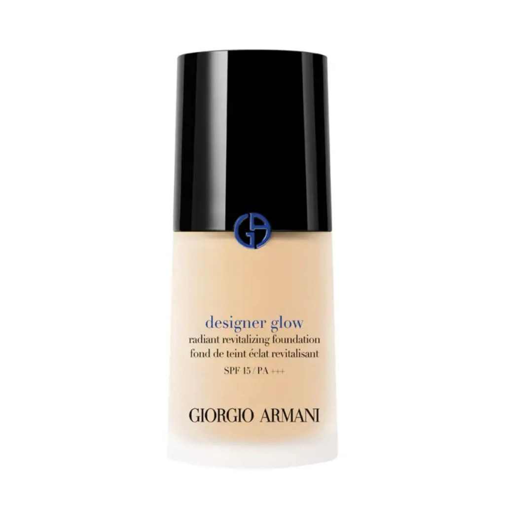 พร้อมส่ง รองพื้น giorgio armani desiner glow ขนาด 30 ml.(ของแท้ ตัวtester)