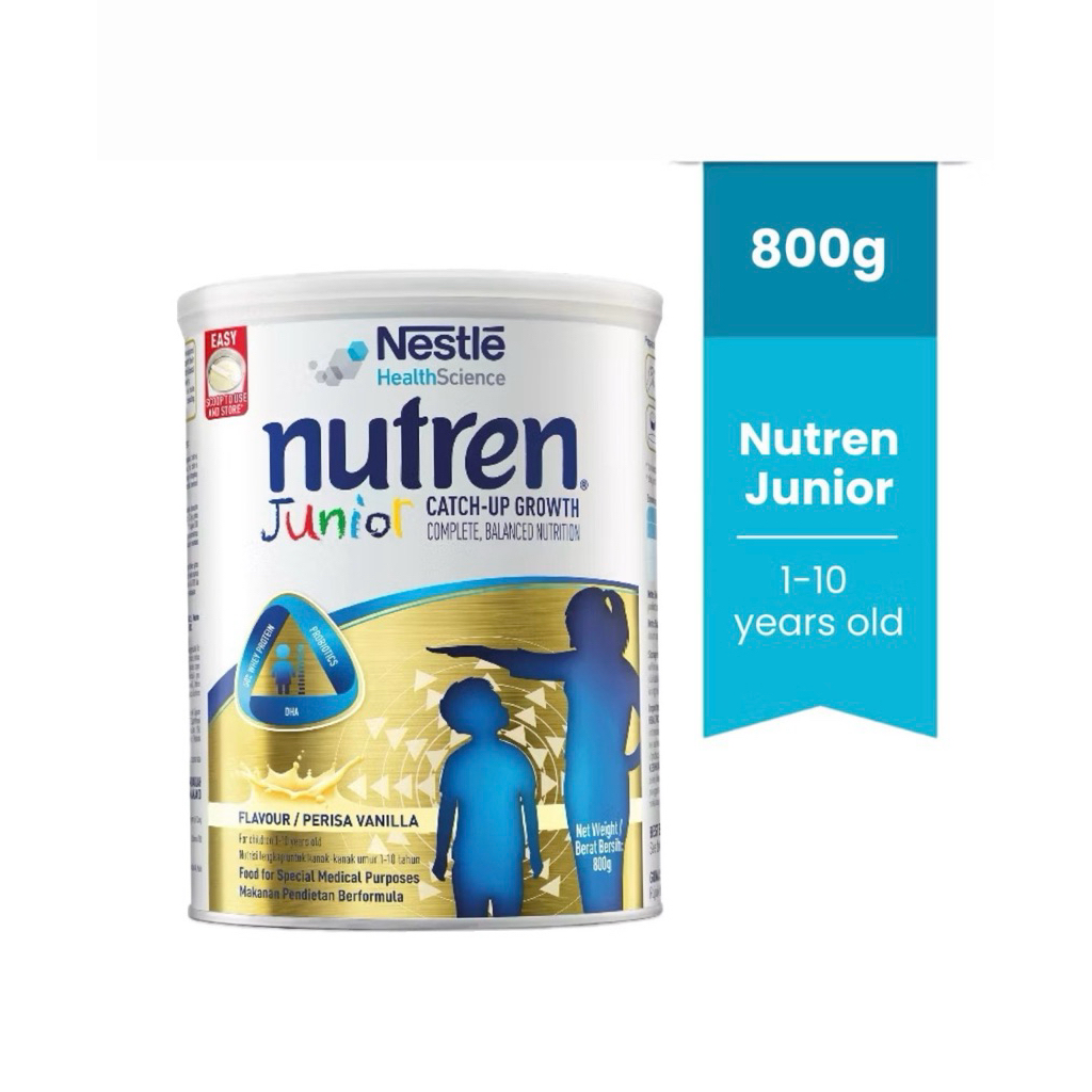 NUTREN Junior┃เนสท์เล่ นิวเทรน จูเนียร์ แคชอัพ Catch Up Growth Milk (800g)