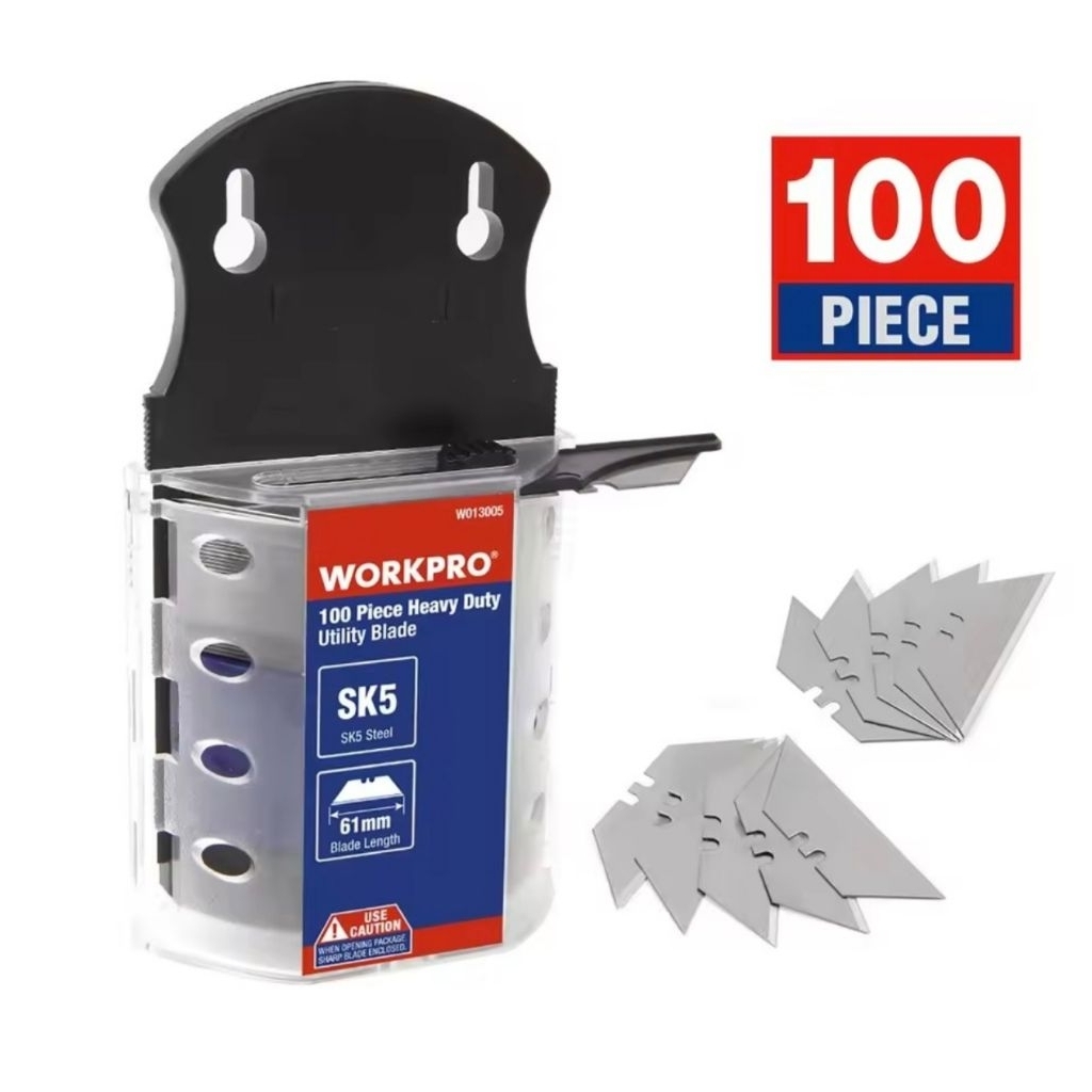 ใบมีด​ workpro​ 100​ ใบมีด​ วัสดุ​ เหล็ก​ sk5
