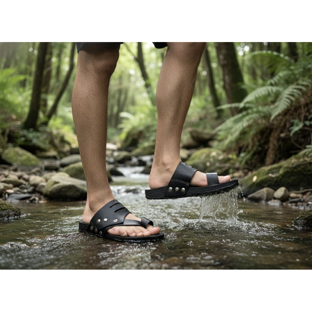 [งานทำมือ 100%] Tire Shoes รองเท้าเดินป่า ทำสวน ทำไร่ ทำนา สวย ทนทาน สไตล์โมเดิร์น ผลิตจากยางรถยนต์