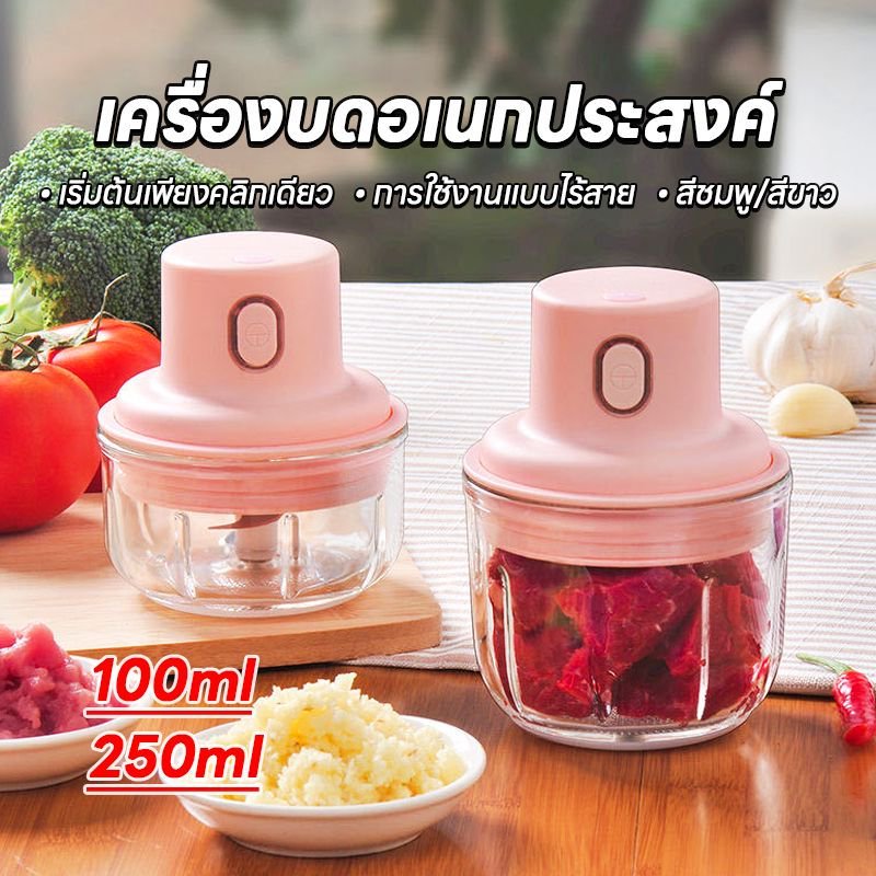 เครื่องปั่นกระเทียมfood processor เครื่องปั่นพริก เครื่องบด ที่ปั่นพริก เครื่องปั่นกระเทียม garlic crusher ปั่นกระเทียม