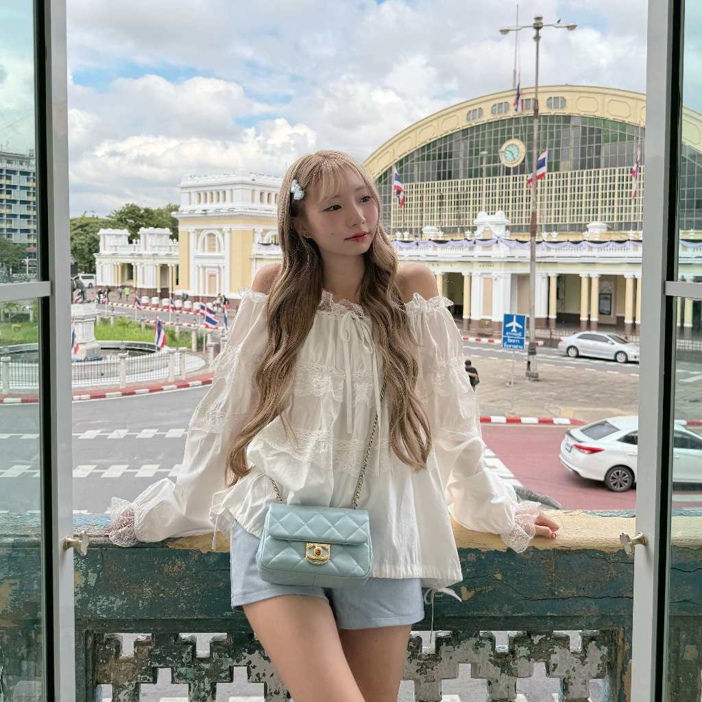 Kimmame - เสื้อ รุ่น Chary Lace Off Shoulder