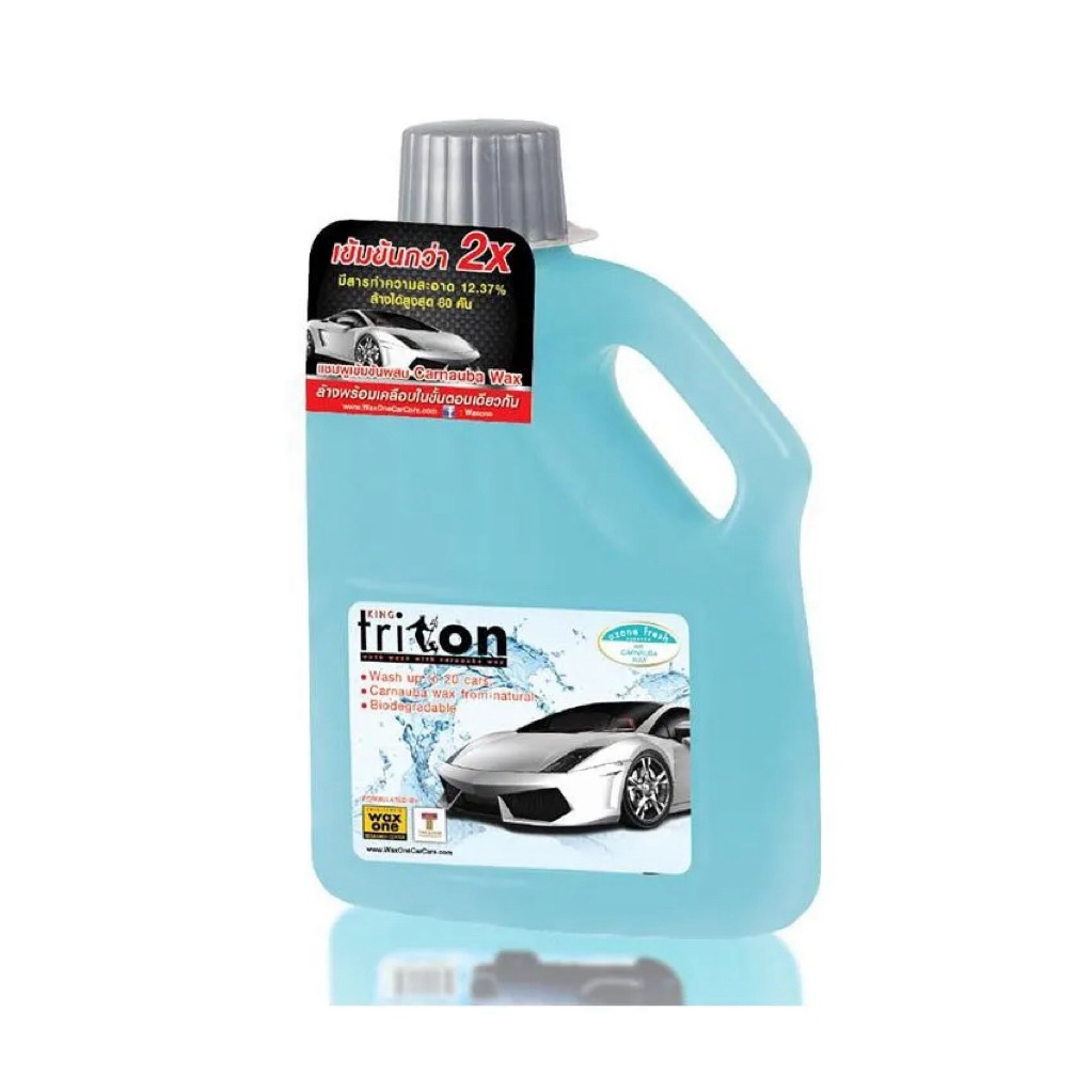 East King triton car wash ozone fresh 1 L ลิตรเดียว น้ำยาล้างรถยนต์ เคลือบเงา