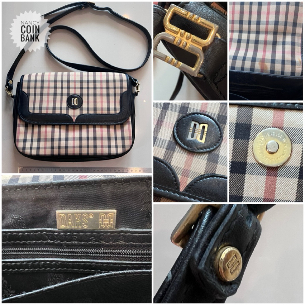 👜 กระเป๋า DAKS London Shoulder Bag มือ2 ลุ้นเปิดตู้ (ราคา1ใบ)