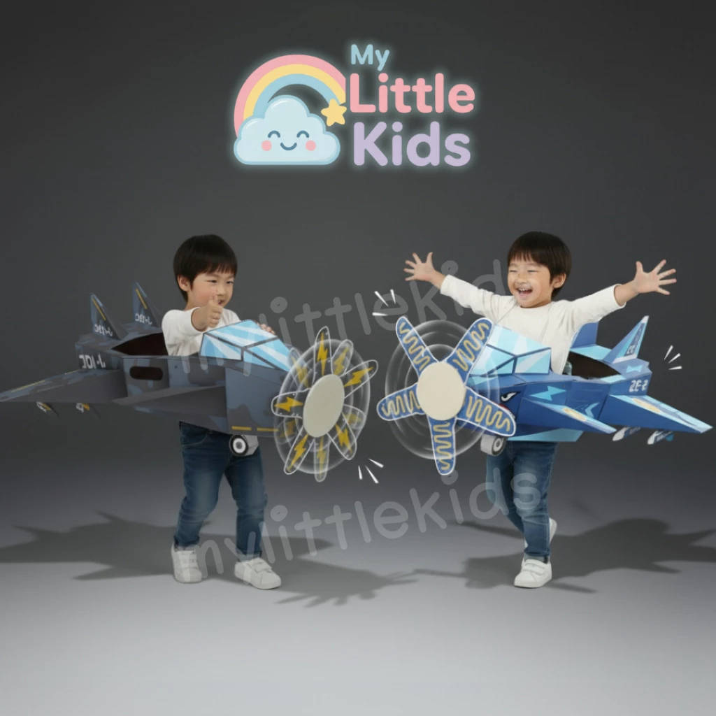 ชุดแฟนซีลังกระดาษ 3มิติ 3D BOX DIY เครื่องบิน เครื่องบินรบ ของเล่นกระดาษแข็ง ของเล่นเด็ก
