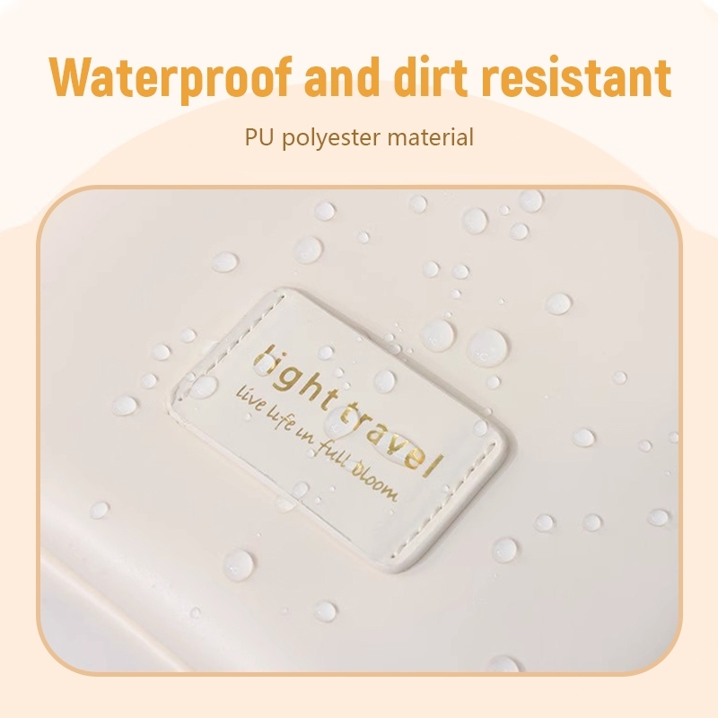 4สี กระเป๋าเครื่องสำอาง หนัง PU กันน้ำ จุของได้เยอะ รูปที่ 6