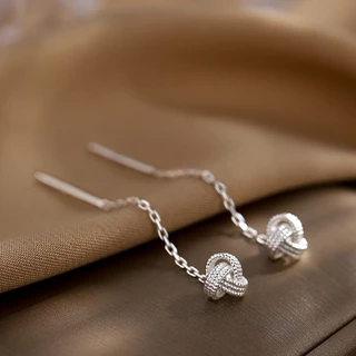 WG Jewelry สร้อยหู ต่างหู ต่างหูสายโซ่ ต่างหูยาว สร้อยหูนำโชค สวย WG-E023 ของขวัญ