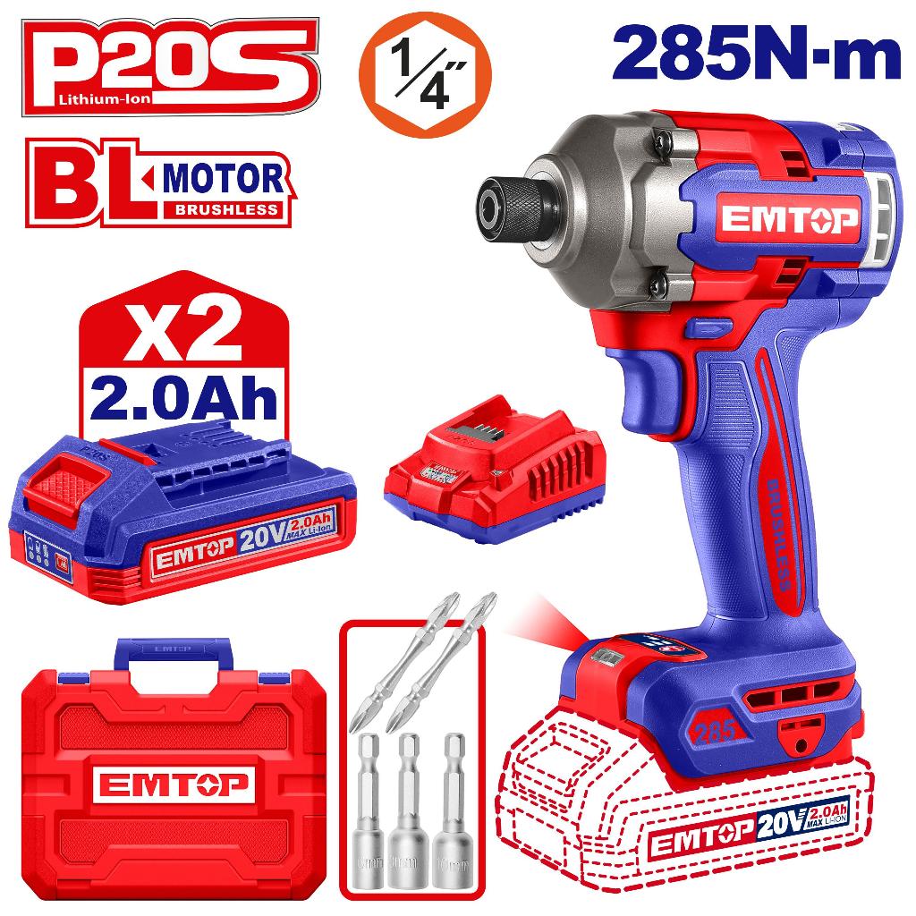 EMTOP บล็อกไร้สาย รุ่น ECIRL2028
