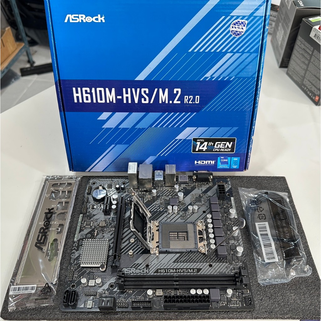 MAINBOARD (เมนบอร์ด) ASROCK H610M-HVS/M.2 R2.0 (SOCKET LGA 1700) (MICRO-ATX)