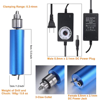 Tools.Shop สว่านจิ๋วไฟฟ้า เครื่องเจียร์ mini 12V-24V 13000RPM ขัด แกะสลัก กำจัดสนิม เจาะ ตัด เครื่องเดียวก็พอ ของแท้