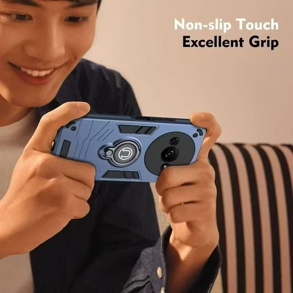 🔥GOOD ส่งจากไทย🔥Ring เคสสไลด์กล้อง Case iNfinix Hot60Pro Plus Hot50 Hot50Pro Plus กันกระแทก เคสขาตั้ง แม่เหล็ก Hot50Pro+ - รูปที่ 4
