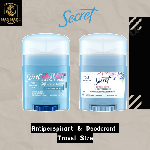 Secret Outlast Mini Deodorant 72H Travel Size | ระงับกลิ่นกายพกพา 2 กลิ่นยอดนิยม