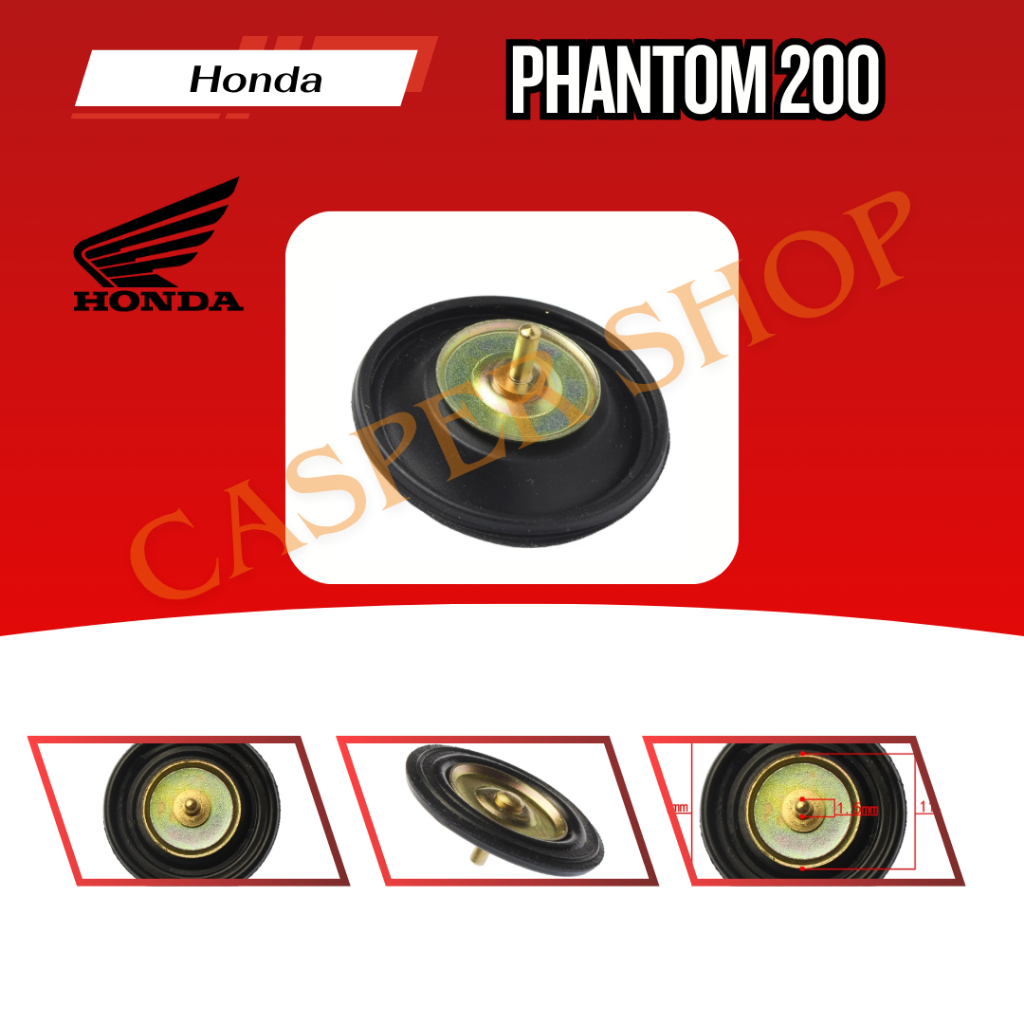 อะไหล่ แฟนท่อม 200 ชุดลิ้นตัดอากาศแฟนท่อม 200 [⚡️พร้อมส่ง⚡️] ไดอะแฟรม PHANTOM 200