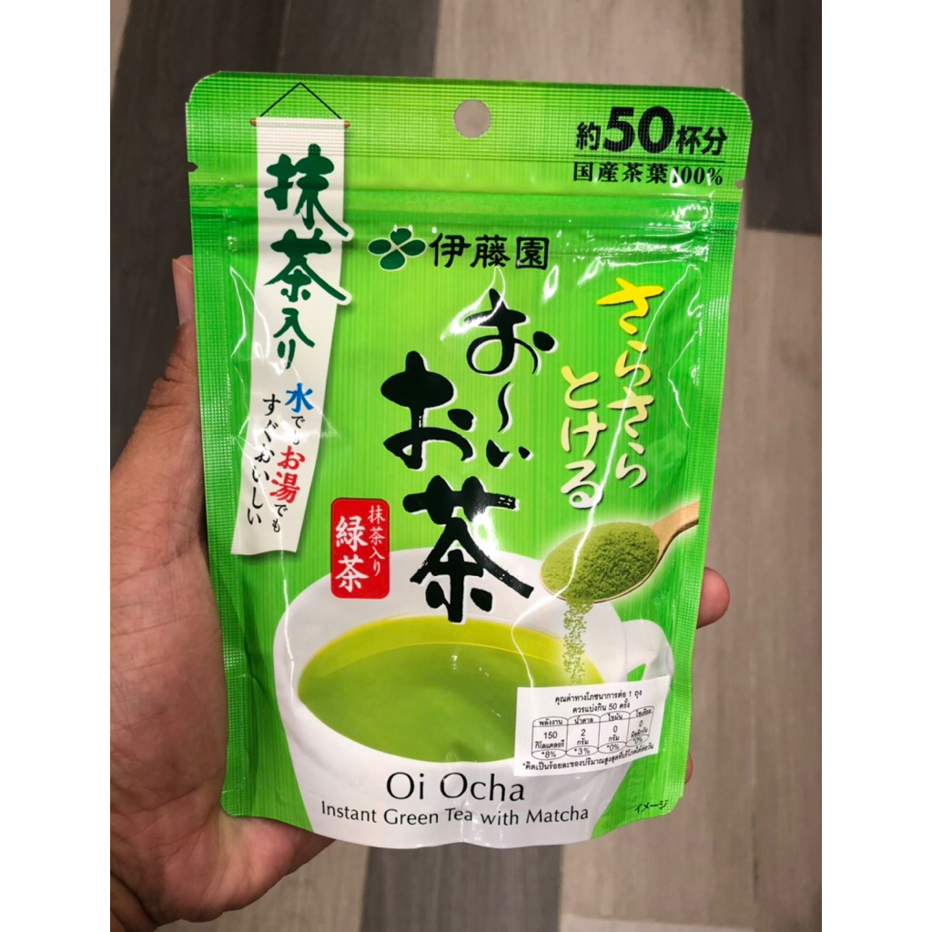 ชาเขียวญี่ปุ่น 🇯🇵🇯🇵 ชนิดผง ตรา ITOEN ขนาด 40g