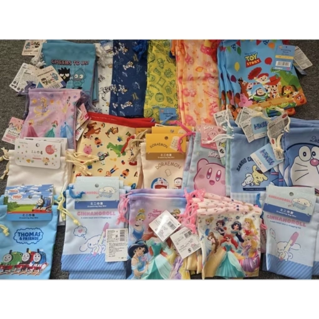 พร้อมส่ง // กระเป๋าผ้า ถุงผ้า ลายการ์ตูนดิสนี่ย์ Disney ลิขสิทธิ์แท้ นำเข้าจากญี่ปุ่น