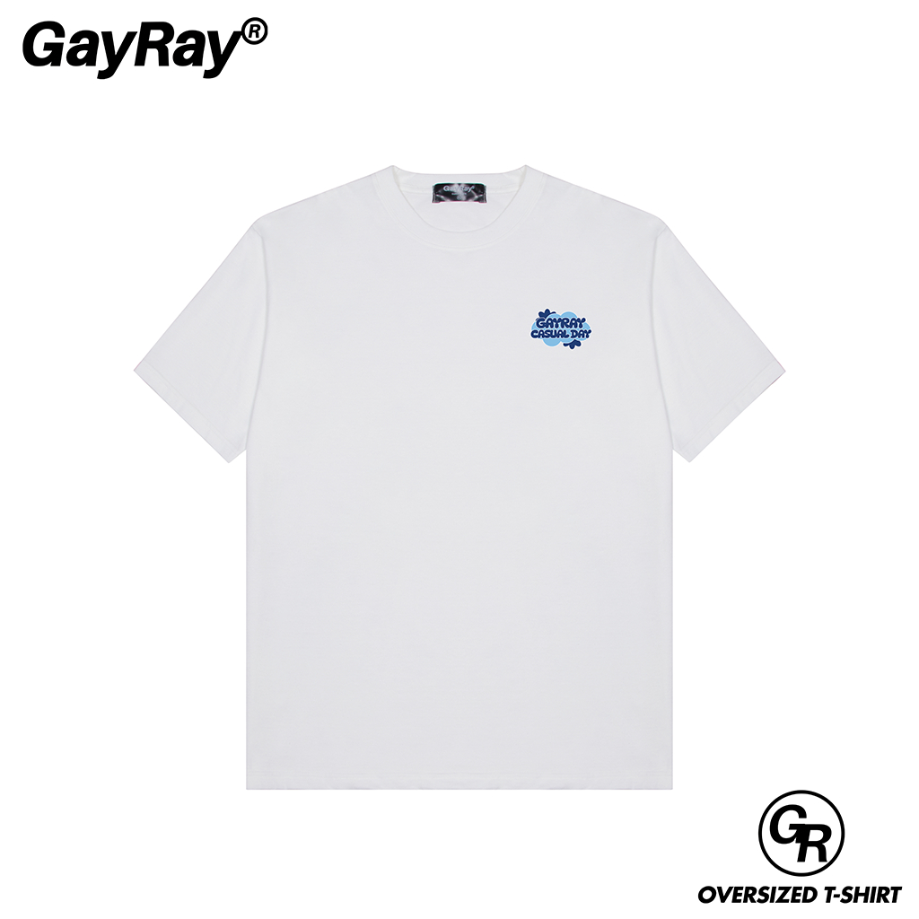เสื้อโอเวอร์ไซส์ Cotton 100%GayRay ⎰CASUAL⎱  เสื้อยืดโอเวอร์ไซส์ Oversize เสื้อยืดผู้ชาย ผู้หญิง สตรีทแฟชั่น
