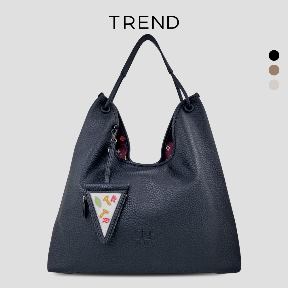 TREND กระเป๋าสะพายไหล่/กระเป๋าถือ หนัง PU/Vegan รุ่น CHERRYLYN (มี 3 สี) l กระเป๋าแฟชั่น ผู้หญิง