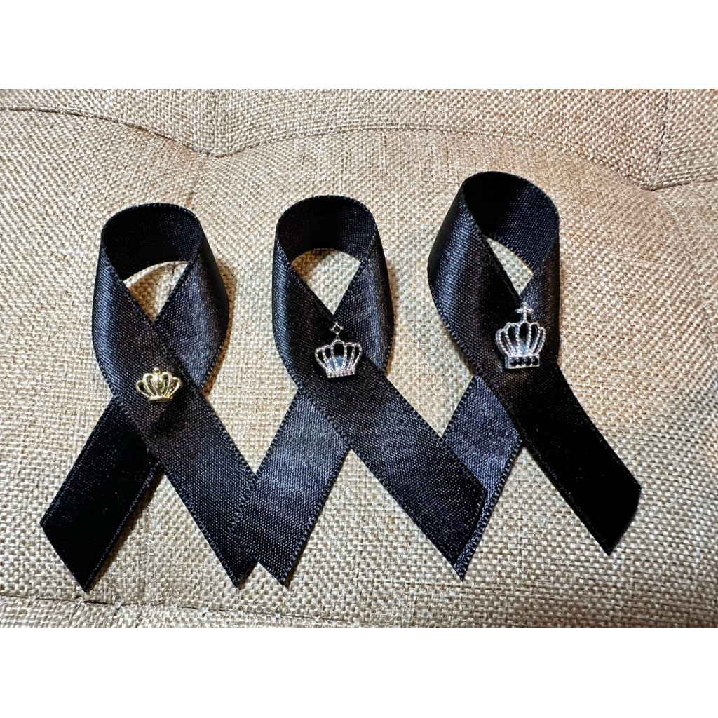 🎗️เข็มกลัด ริบบิ้น โบว์ ไว้อาลัย🎗️#โบว์ไว้อาลัย - รูปที่ 6