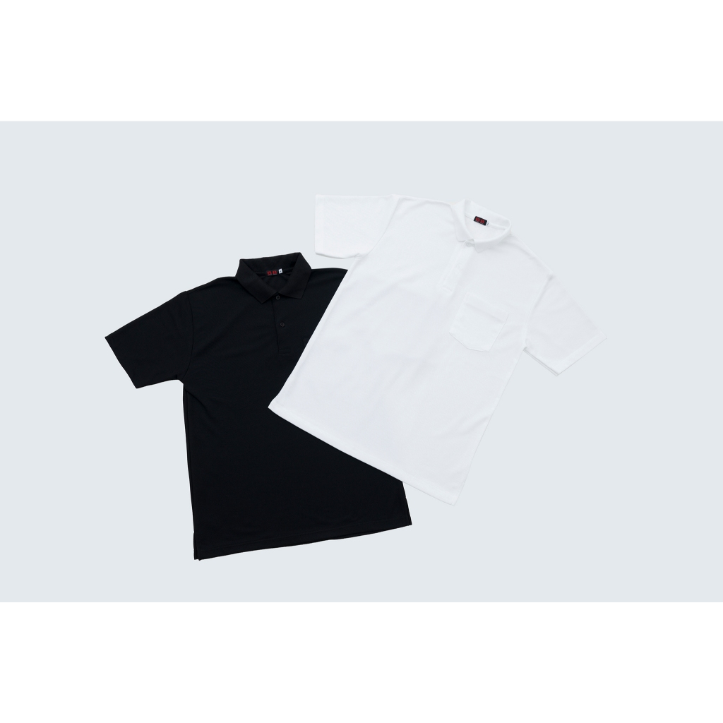 เสื้อโปโลสีขาว Polo shirt – รุ่นผ้า Comfort เสื้อโปโลราชการ ไม่หด ไม่ย้วย เสื้ออยู่ทรง มีส่งด่วน!   [มีบริการปัก/สกรีน] ราคา ถูกที่สุด ดีลบีเคเค แกลเลอรีภาพที่ 7