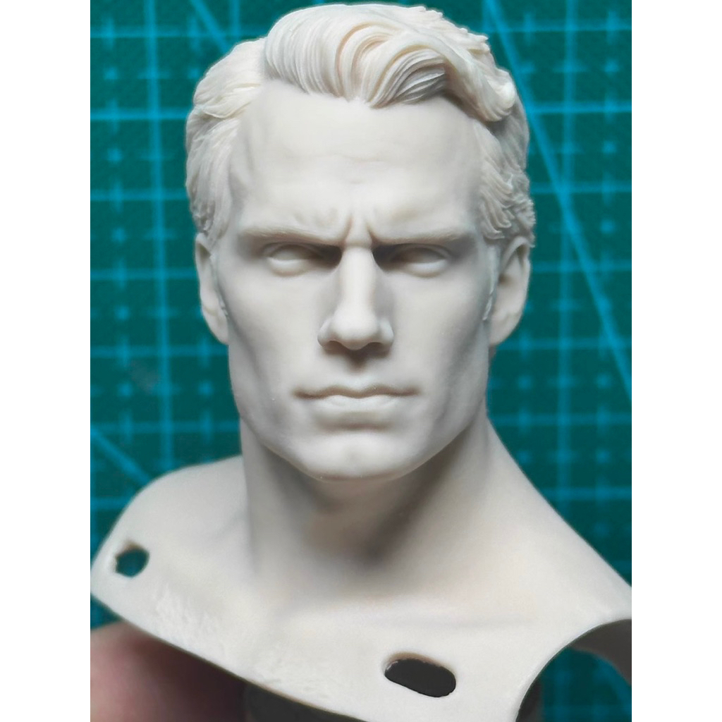 Unpainted head sculpt 1/6 superman คุณภาพสูง
