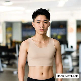 เสื้อกล้ามทอมไร้ขอบ รุ่น Zero Edge สีเบจ | Seamless เก็บหน้าอก เรียบเนียน Hook Best Look