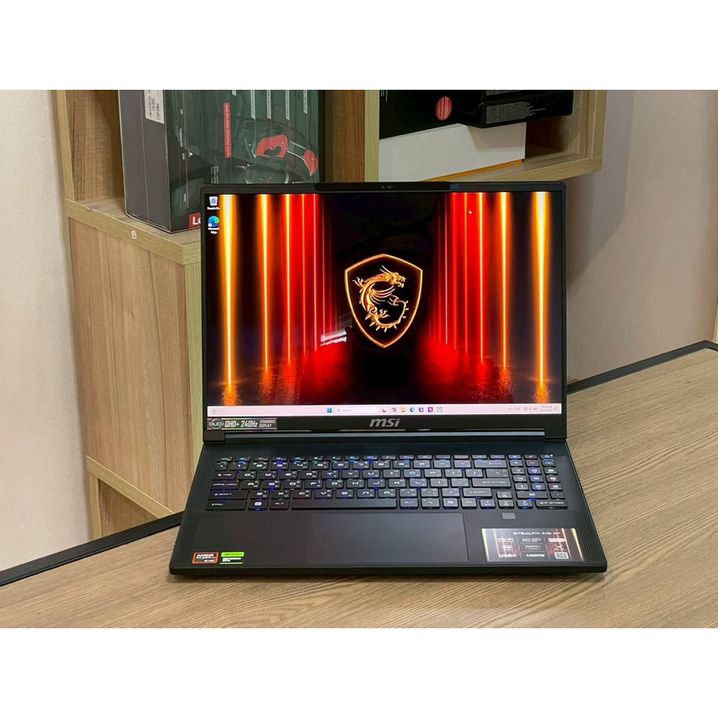 MSI Stealth A16 AI+ A3XWHG-058TH AMD Ryzen AI 9 HX 370 SSD1TB RAM32GB RTX 5070 Ti (12GB GDDR7)จอ QHD
