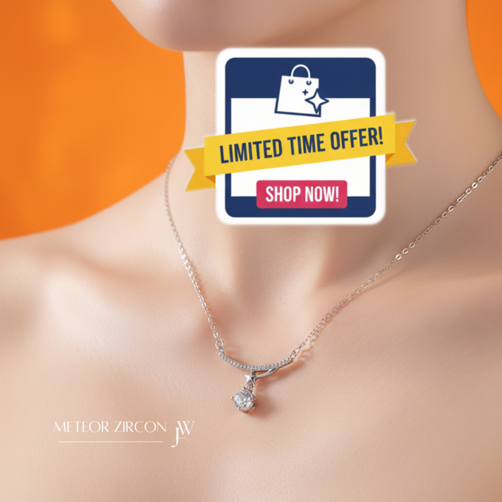 OUTLETS ล้างสต็อกจากโรงงานตรง สร้อยคอ Meteor Zircon จี้ดาว สร้อยพลอย สร้อยคอแฟชั่น ของขวัญ