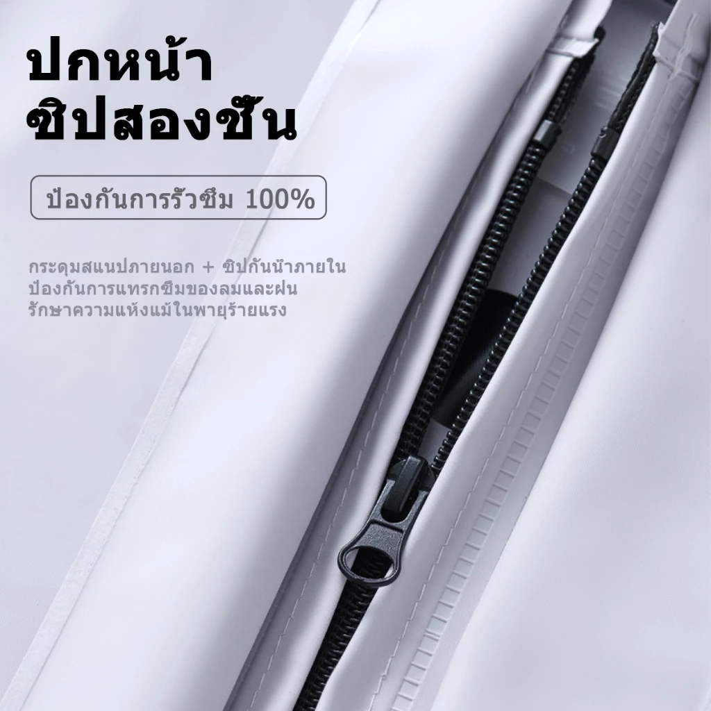 HOUSGOOD ชุดกันฝนสำหรับรถจักรยานยนต์ thumbnail 6